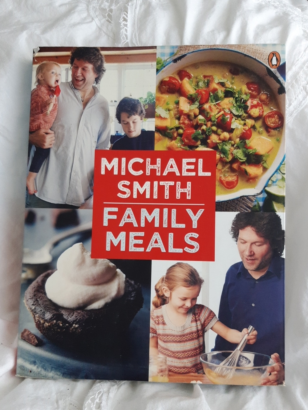 Original Penguin Michael Smith Family Meals - Red & Multicolor Cover